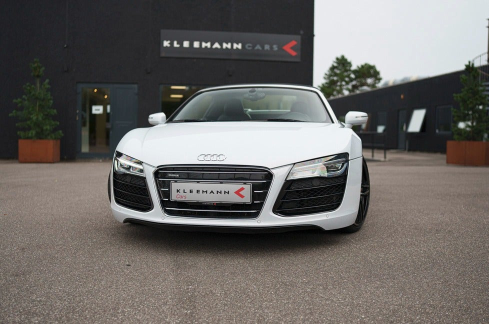 Hvid Audi R8 fra 2014