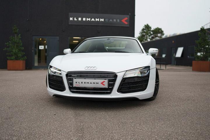 Hvid Audi R8 fra 2014