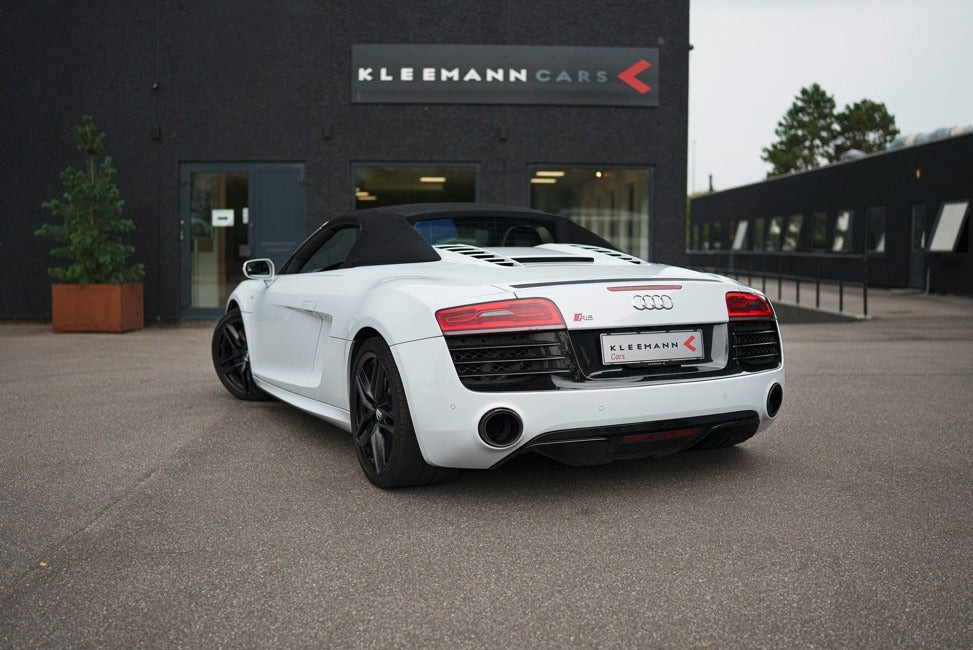 Hvid Audi R8 fra 2014