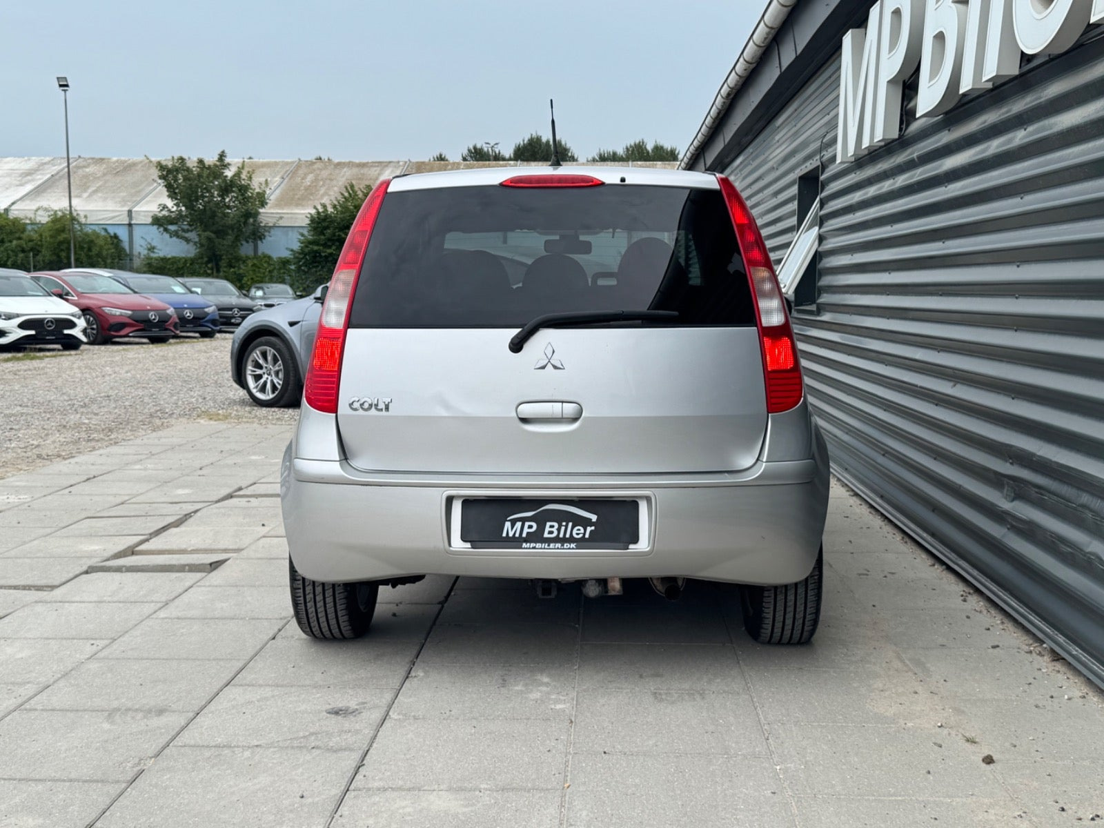 Sølv Mitsubishi Colt fra 2007