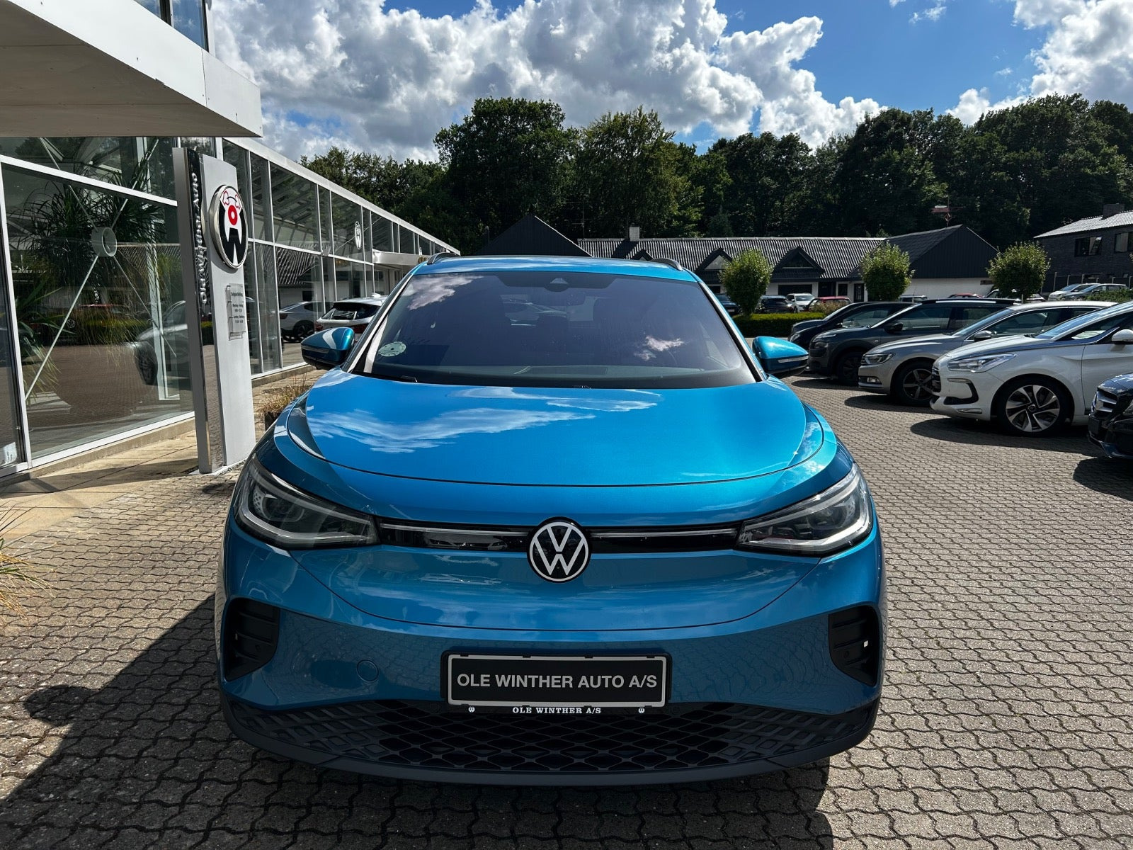 Blå VW ID.4 fra 2025