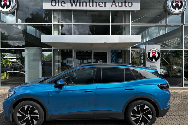Blå VW ID.4 fra 2025