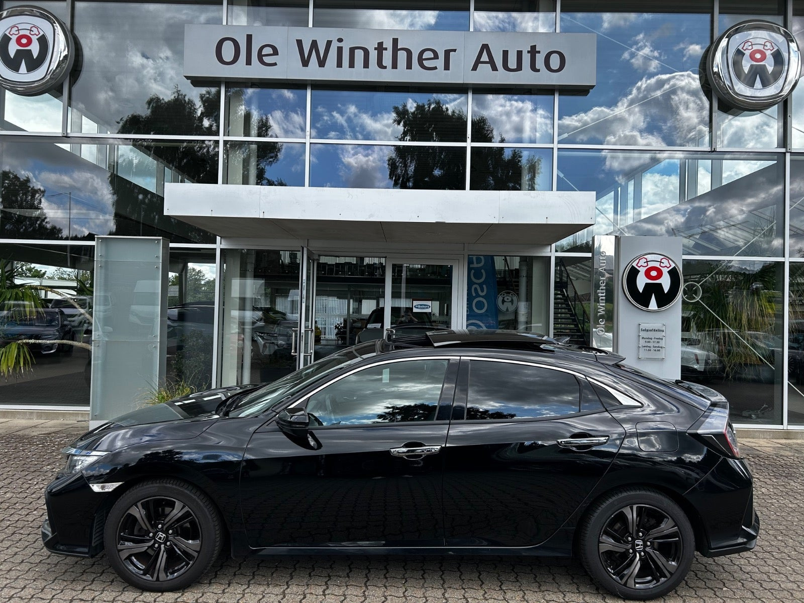 Sort Honda Civic fra 2019