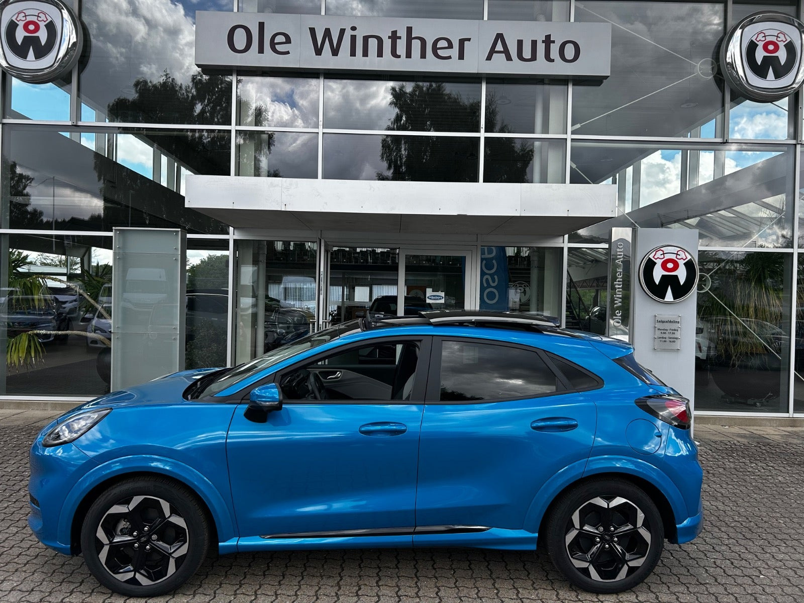 Blå Ford Puma fra 2025