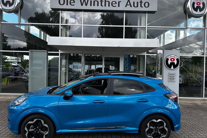 Blå Ford Puma fra 2025