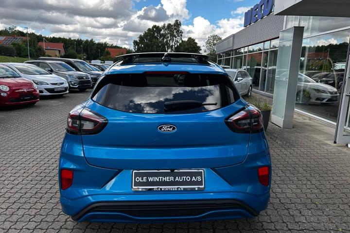 Blå Ford Puma fra 2025