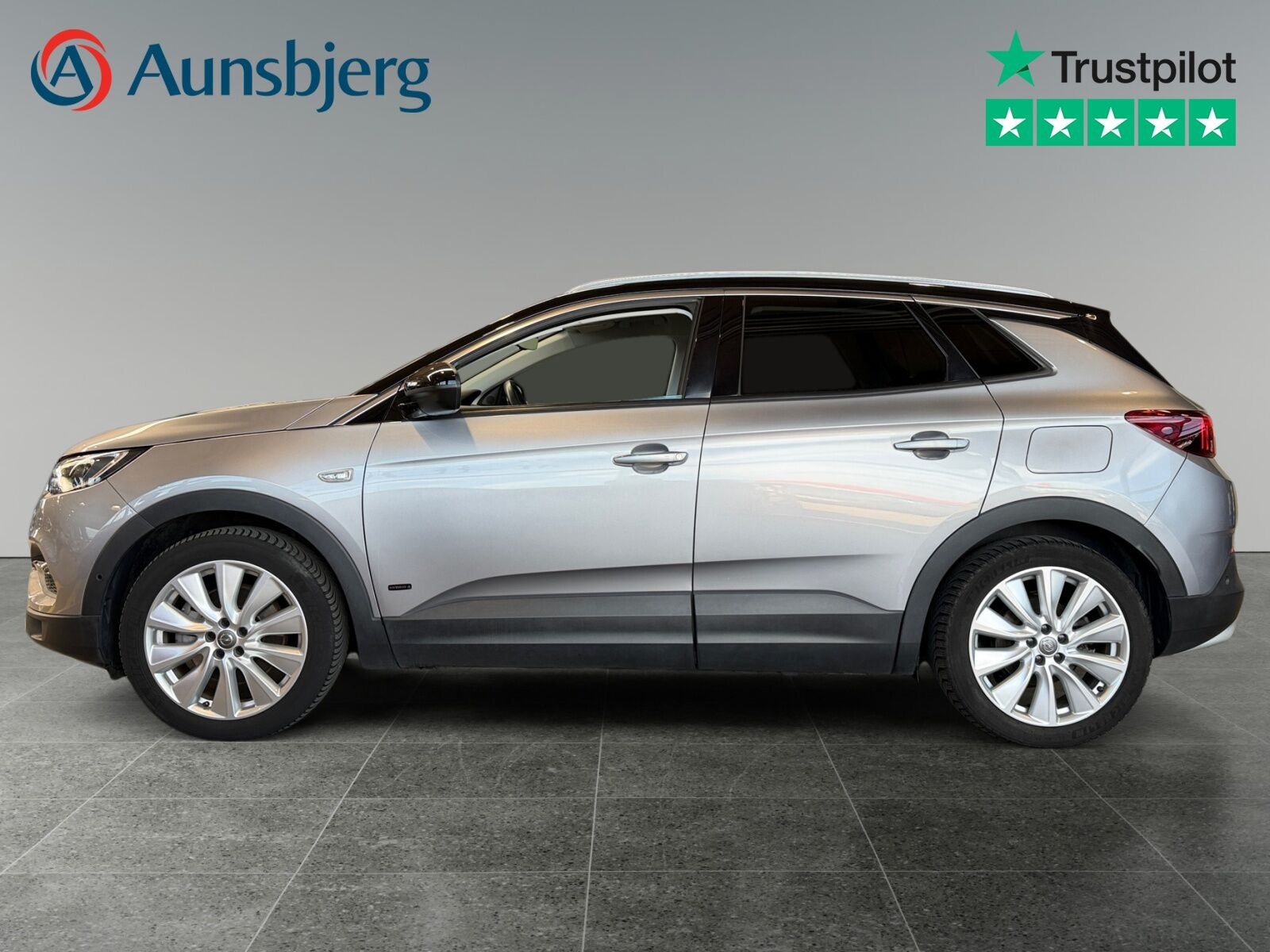 Sølv Opel Grandland X fra 2020