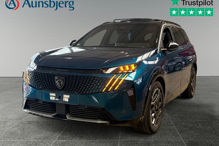 Blå Peugeot e-5008 fra 2025