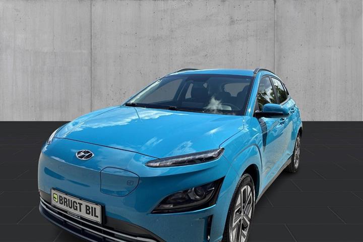 Blå Hyundai Kona fra 2022