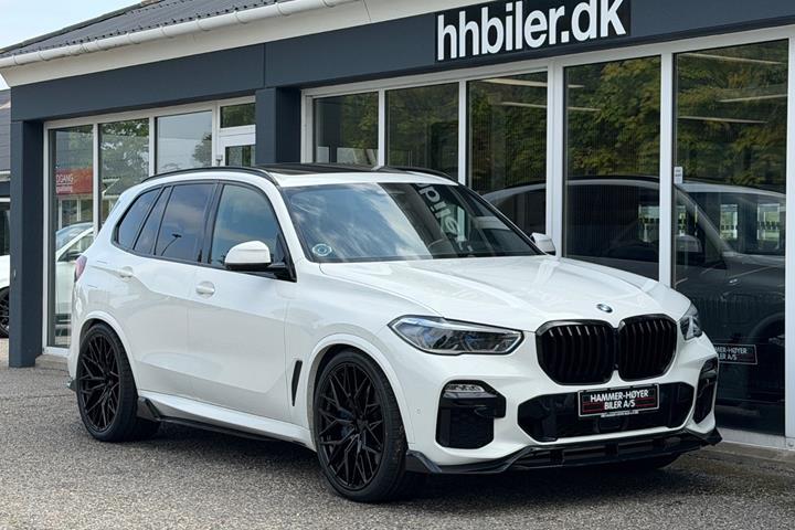 Hvid BMW X5 fra 2020