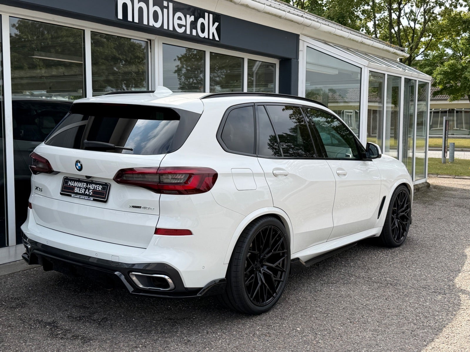 Hvid BMW X5 fra 2020