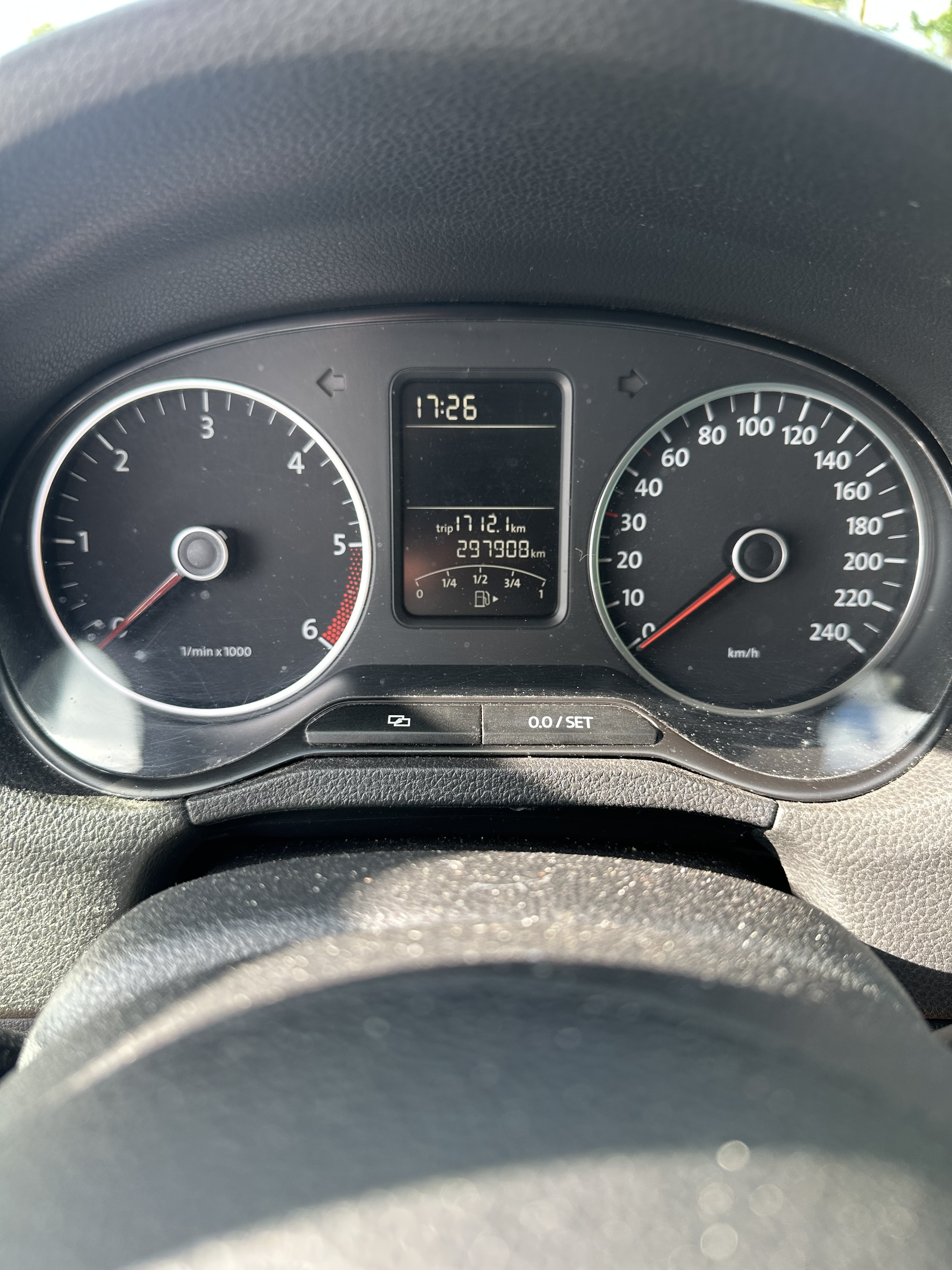 Sort VW Polo fra 2009