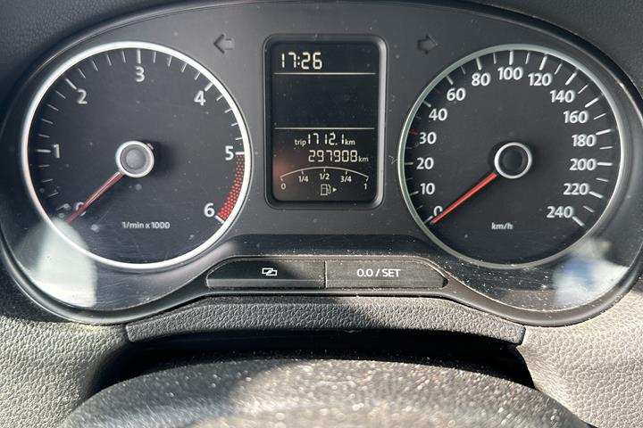 Sort VW Polo fra 2009