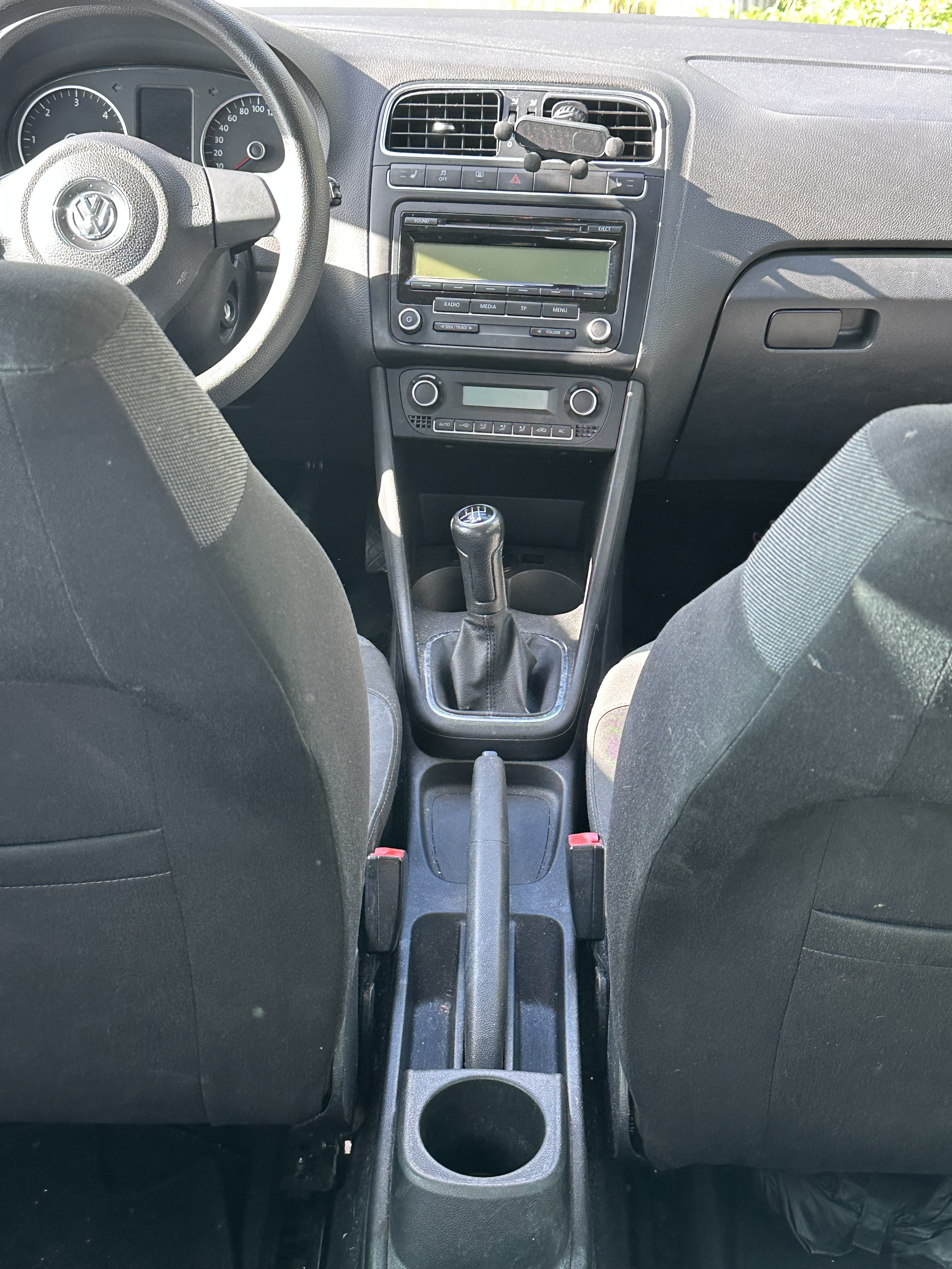 Sort VW Polo fra 2009