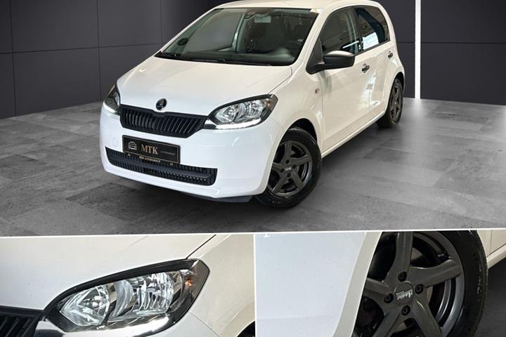 Hvid Skoda Citigo fra 2017