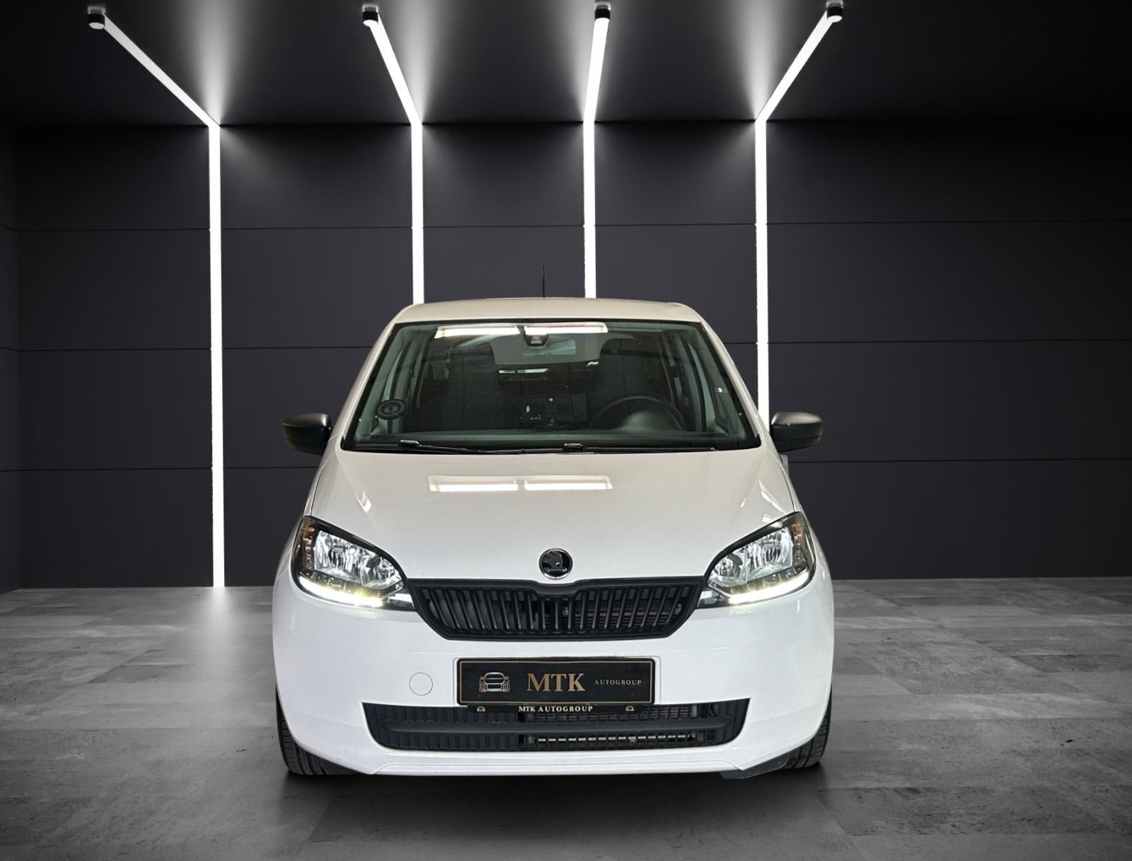 Hvid Skoda Citigo fra 2017