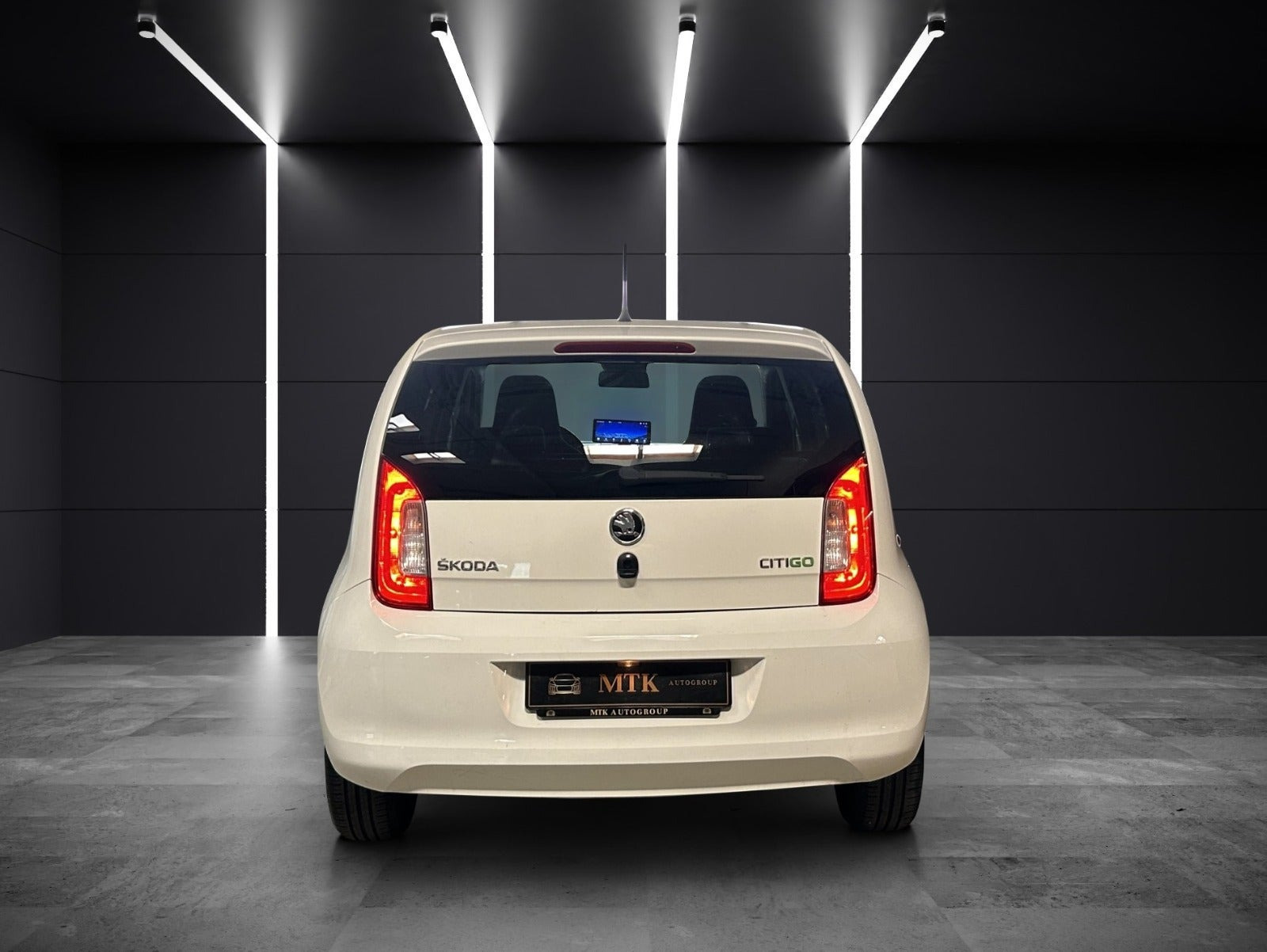 Hvid Skoda Citigo fra 2017