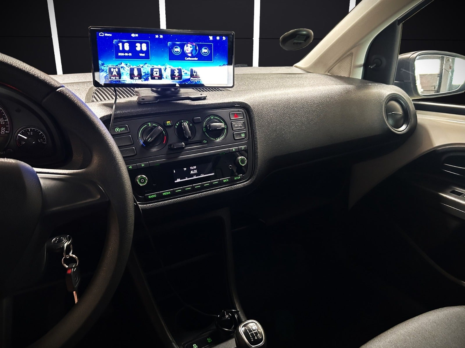 Hvid Skoda Citigo fra 2017