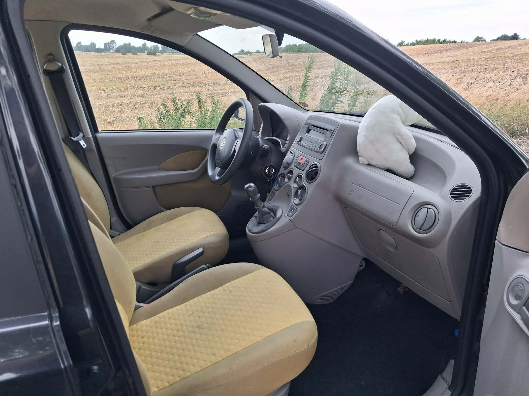 Sort Fiat Panda fra 2003