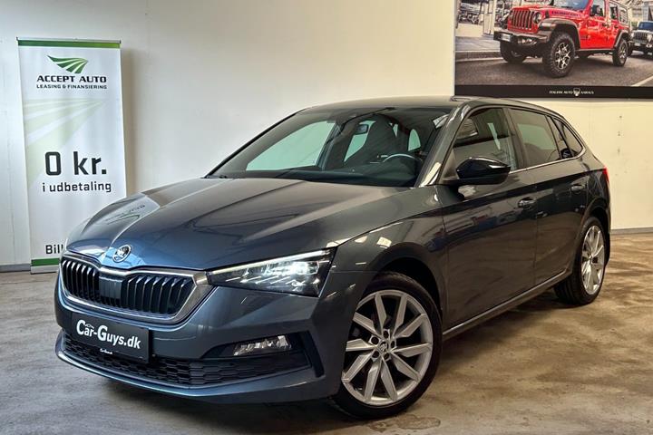 Sort Skoda Scala fra 2020
