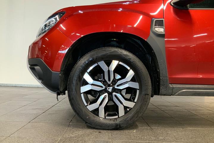 Rød Dacia Duster fra 2021