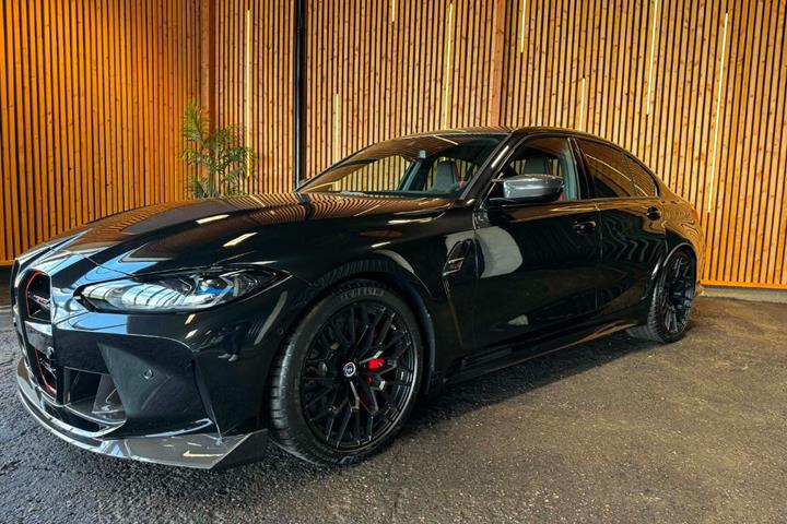 Sort BMW M3 fra 2023