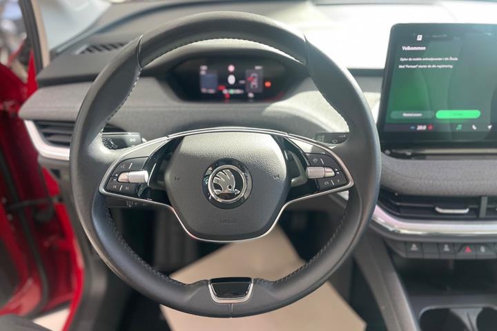 Rød Skoda Enyaq fra 2025