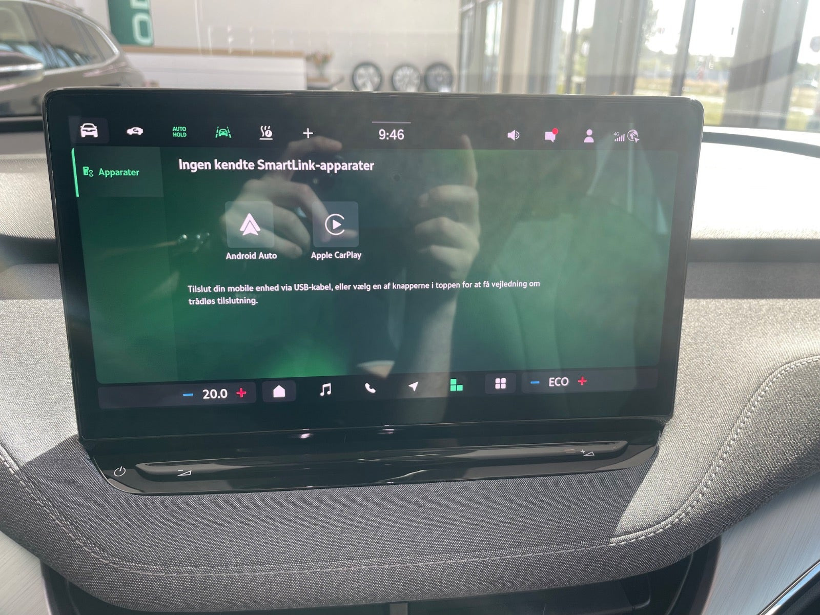 Rød Skoda Enyaq fra 2025