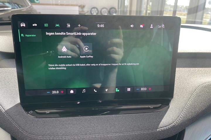Rød Skoda Enyaq fra 2025
