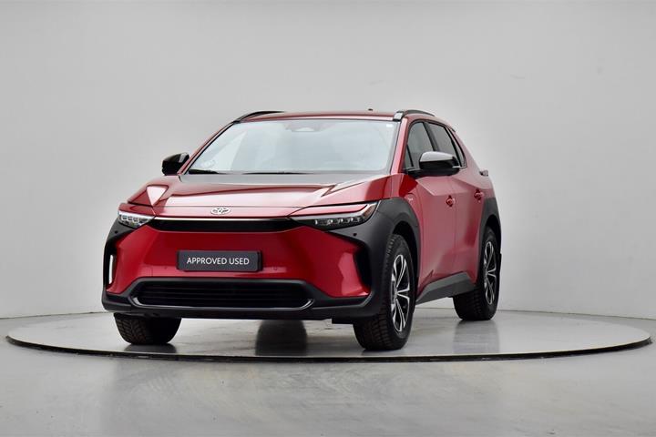 Rød Toyota BZ4X fra 2024