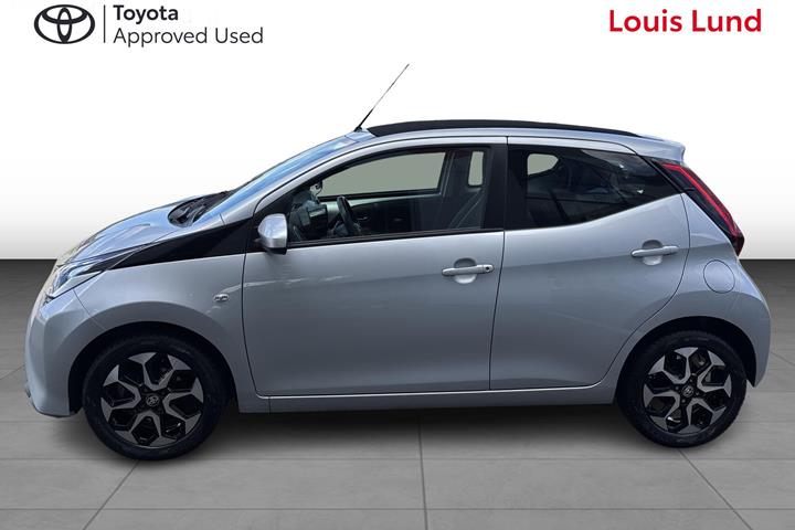 Sølv Toyota Aygo fra 2020