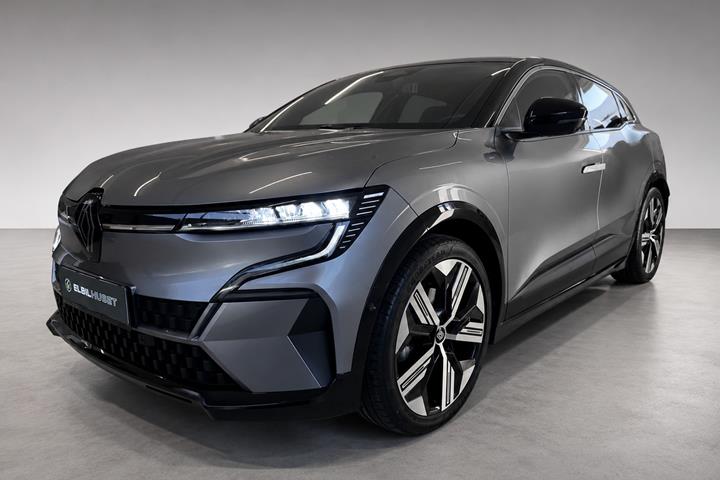 Grå Renault Megane E-Tech fra 2024 set udefra