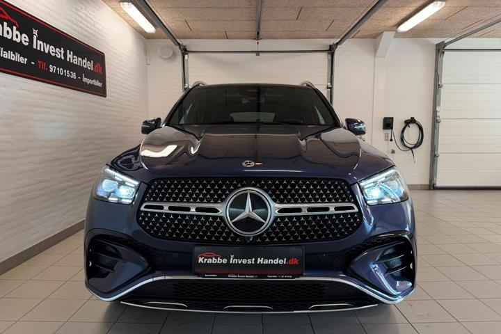 Blå Mercedes GLE350 de fra 2024