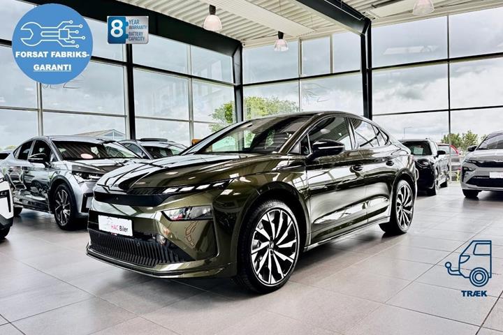 Grøn Skoda Enyaq fra 2026