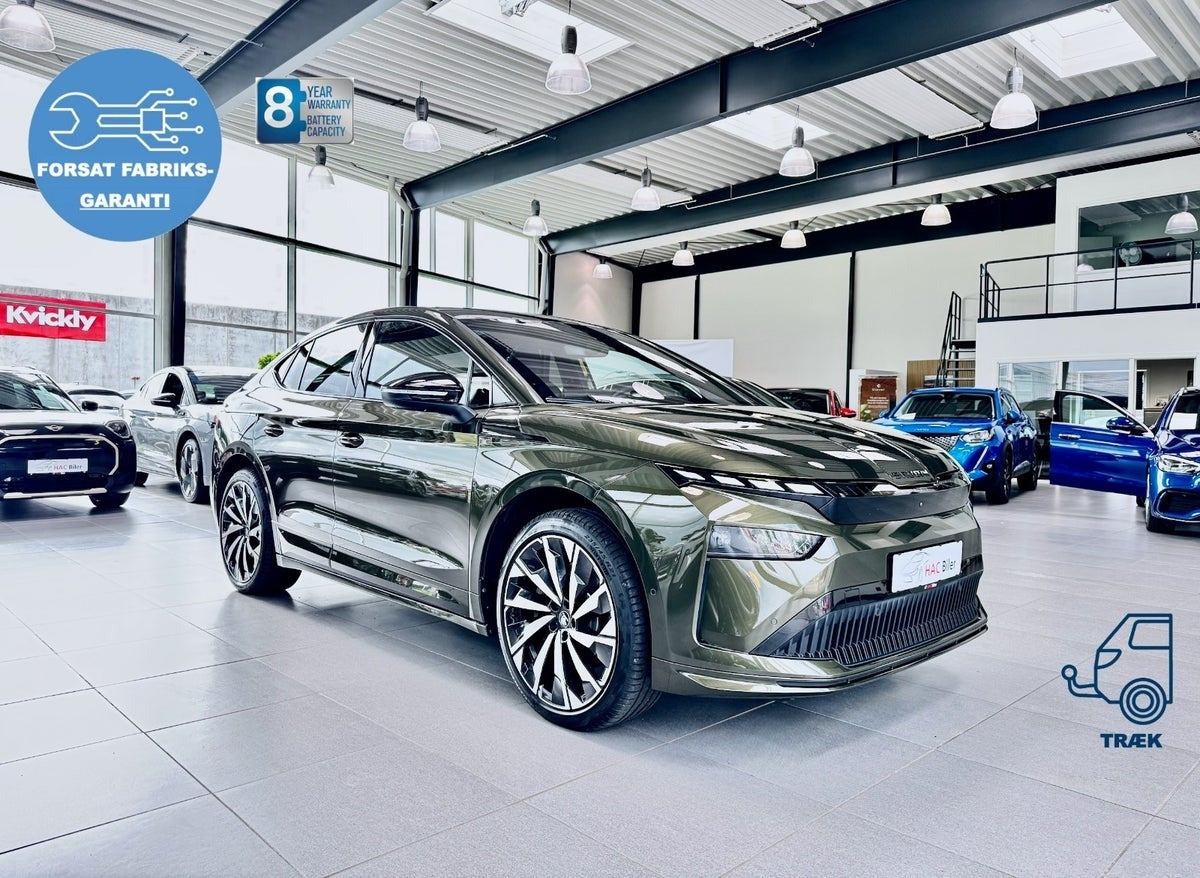 Grøn Skoda Enyaq fra 2026