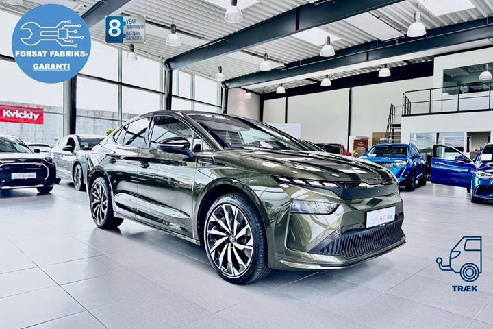 Grøn Skoda Enyaq fra 2026