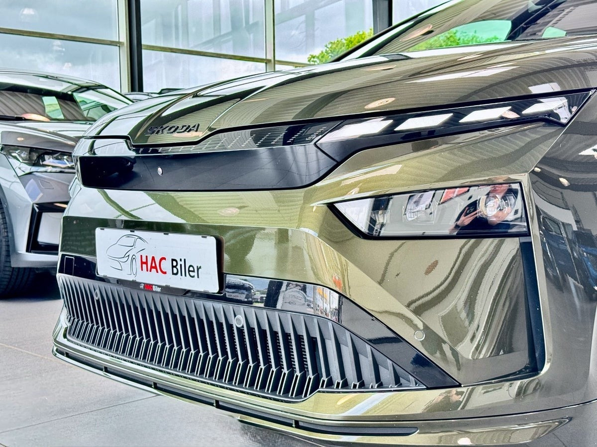 Grøn Skoda Enyaq fra 2026