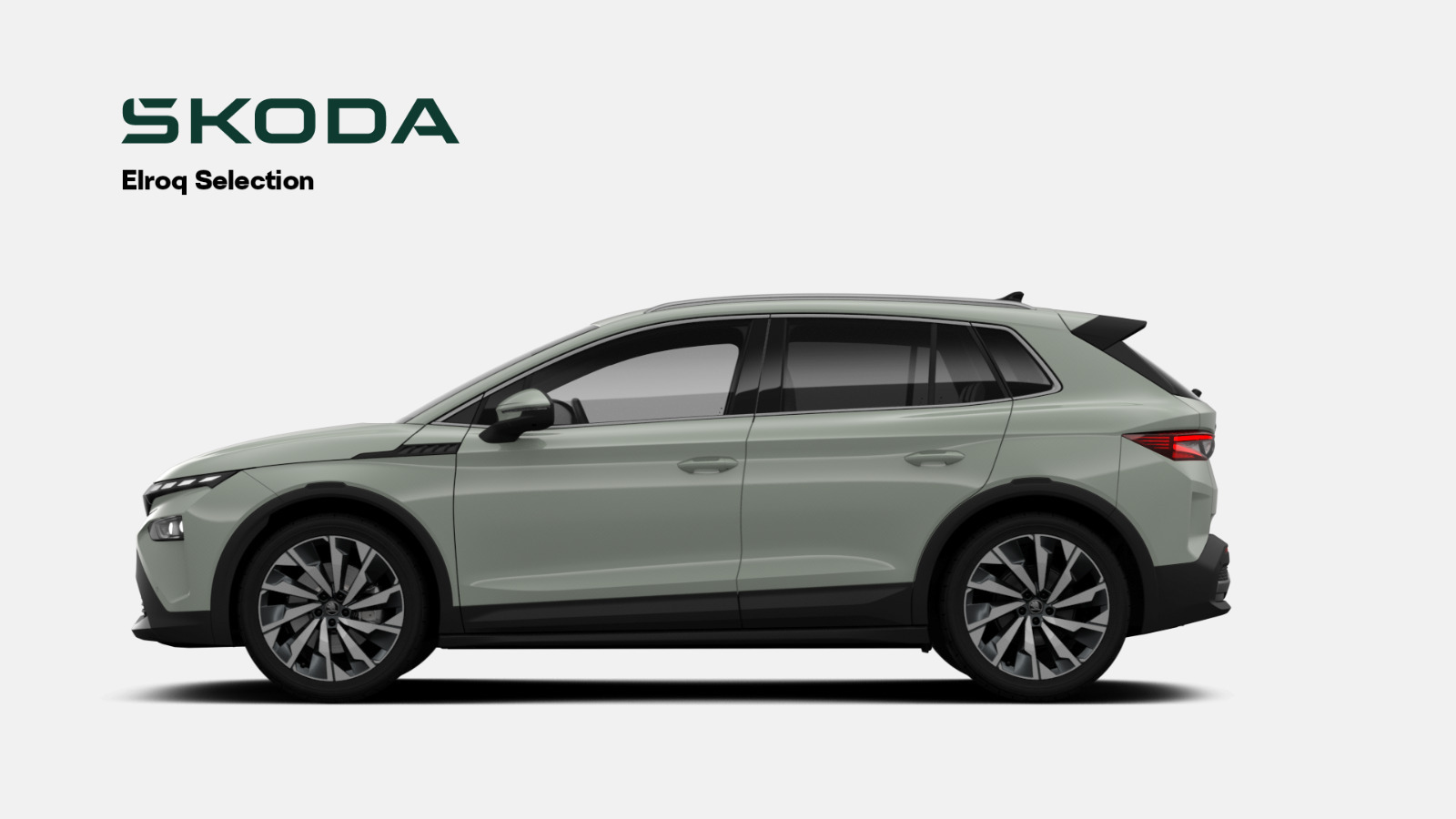 Grøn Skoda Elroq fra 2025