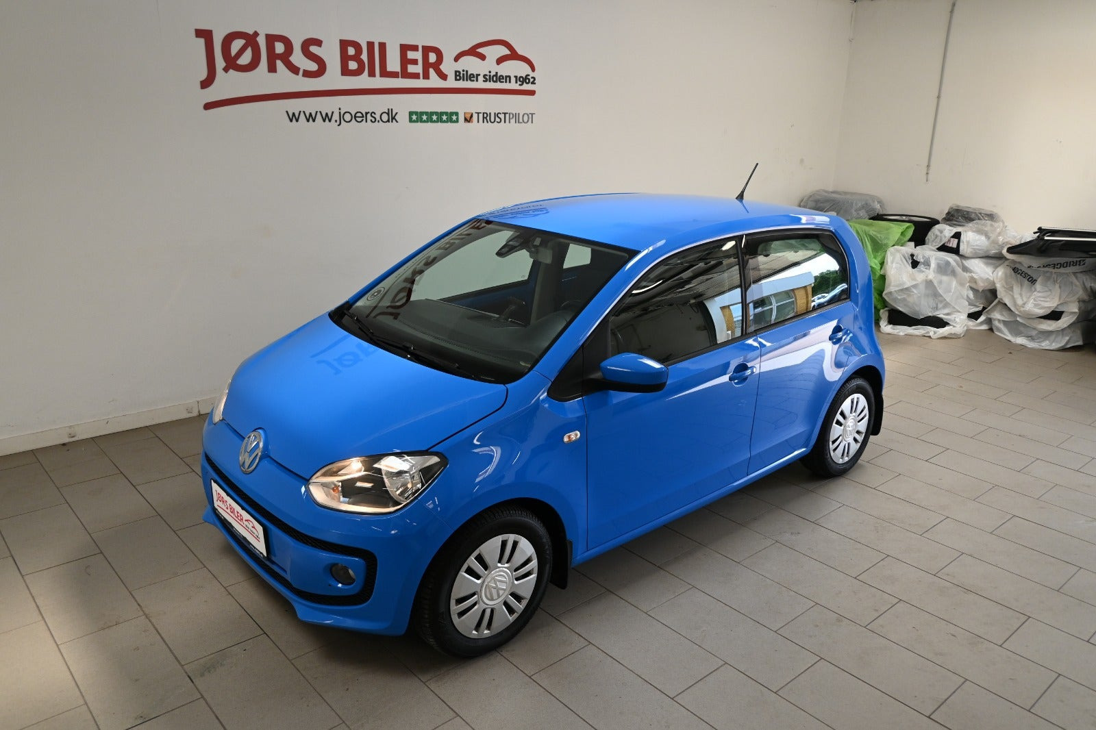 Blå VW UP! fra 2015
