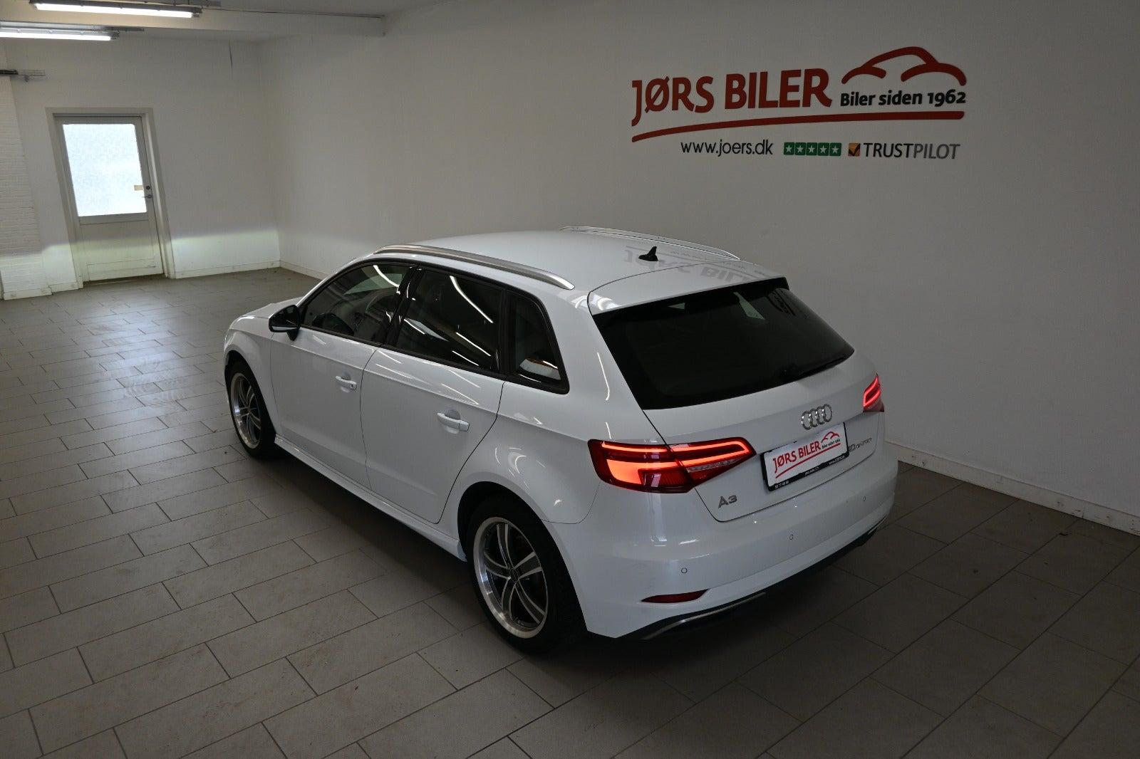 Hvid Audi A3 fra 2020