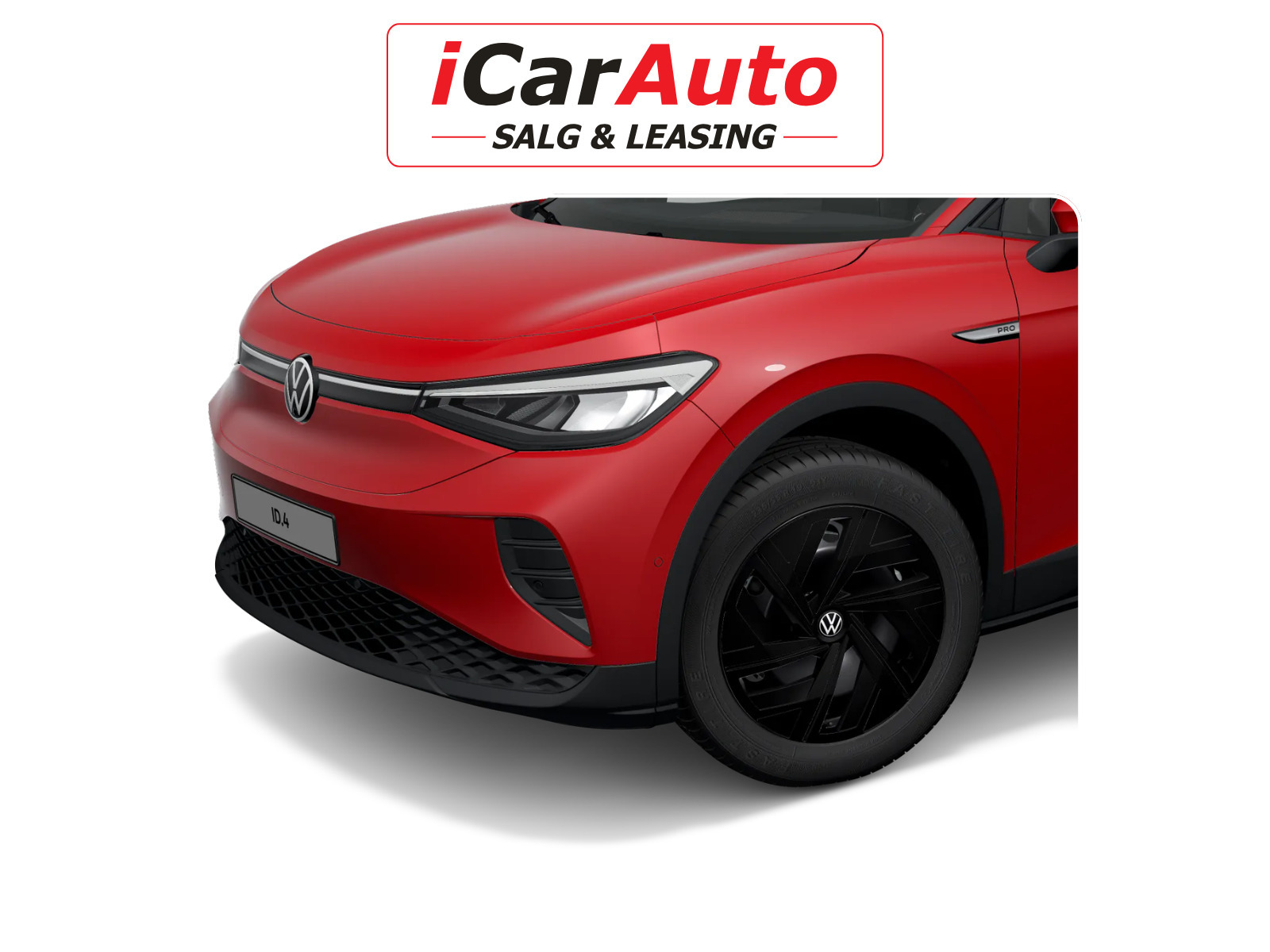 Rød VW ID.4 fra 2023