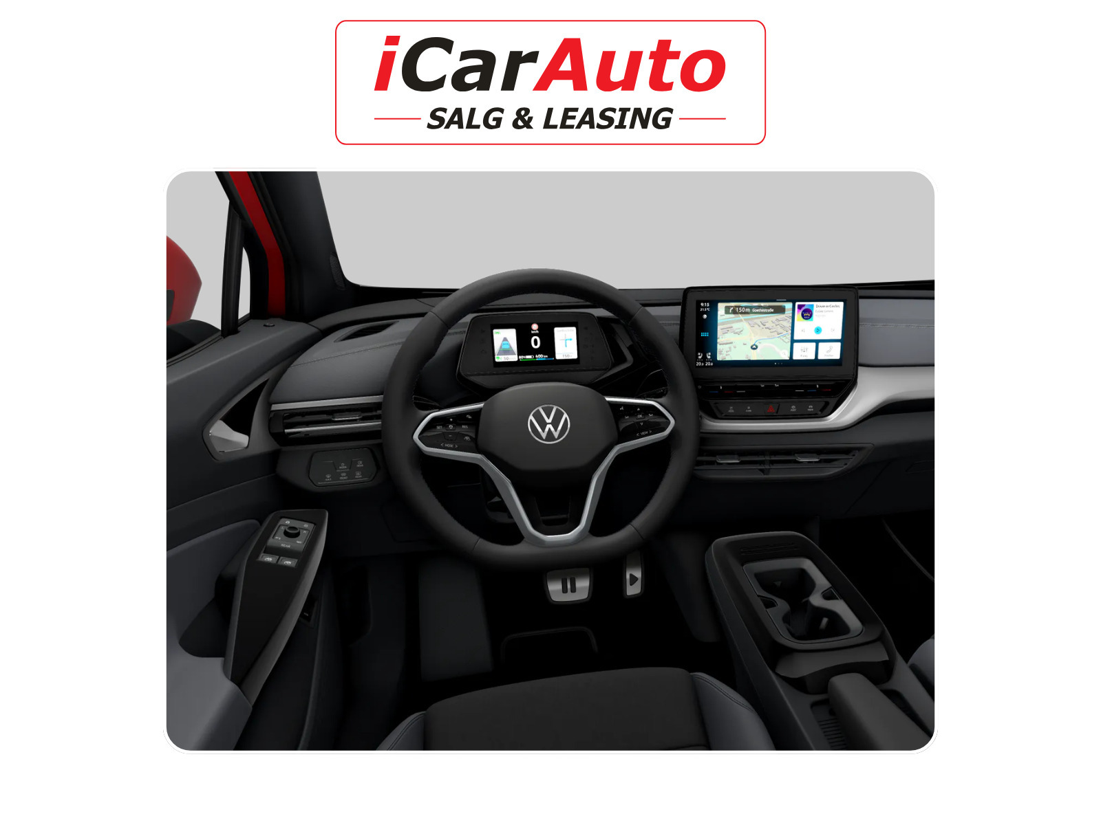 Rød VW ID.4 fra 2023