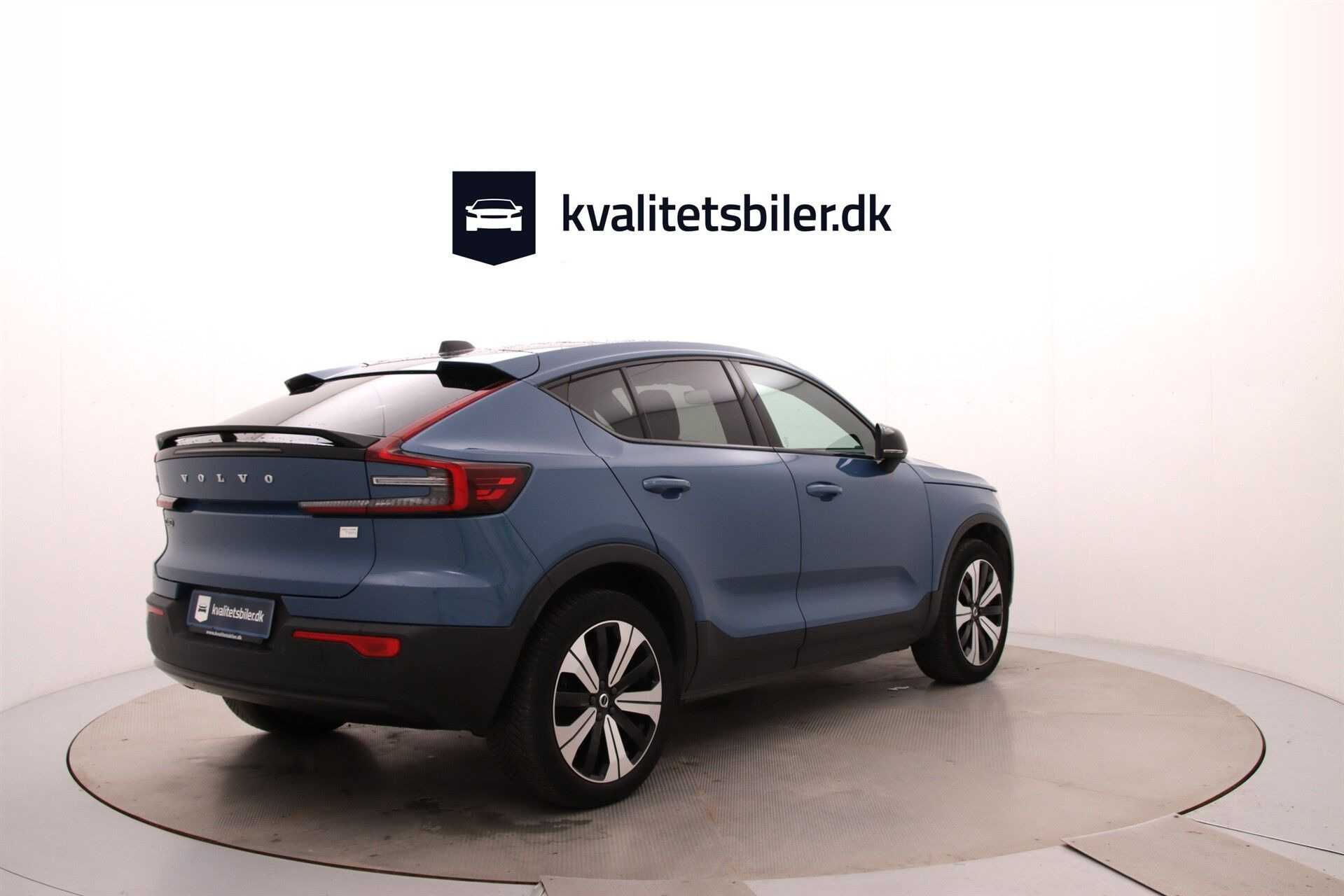 Blå Volvo C40 fra 2022