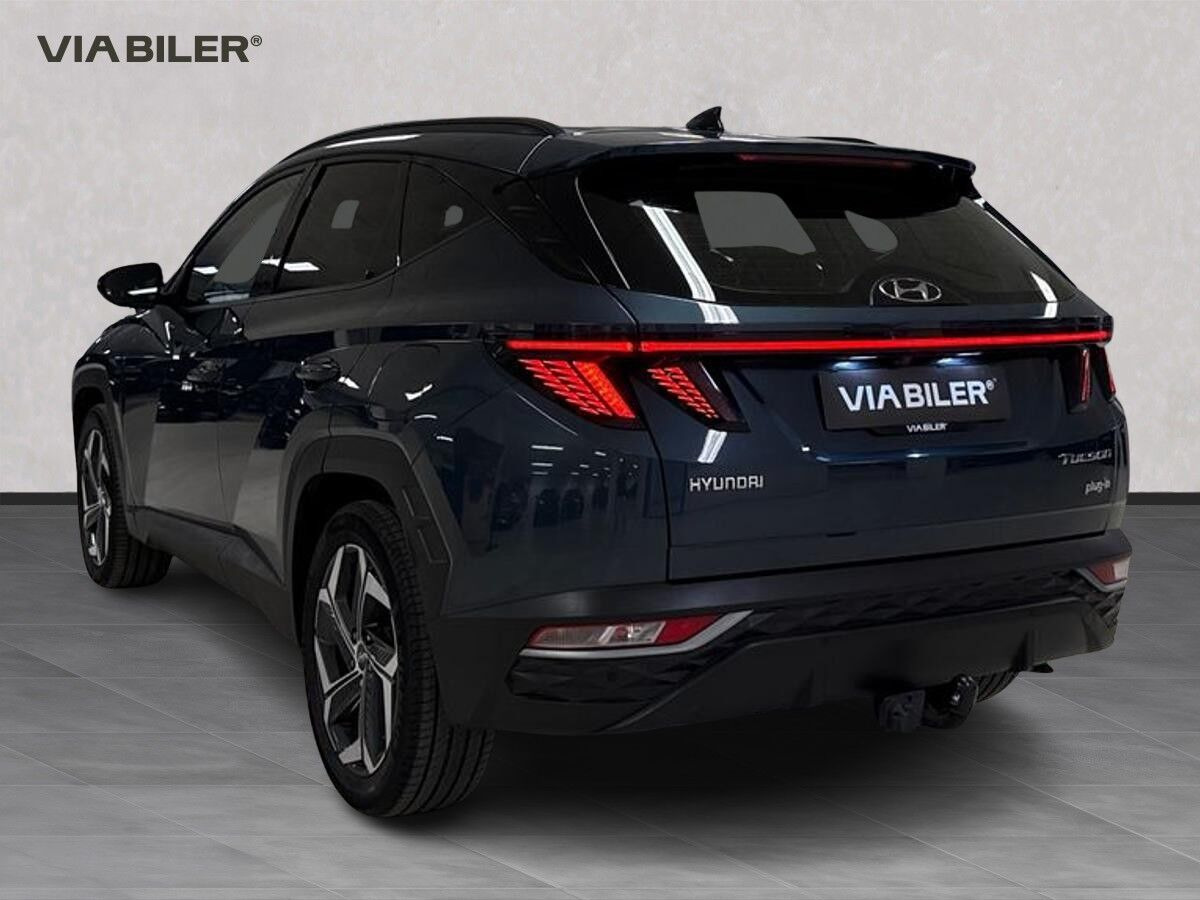 Blå Hyundai Tucson fra 2021