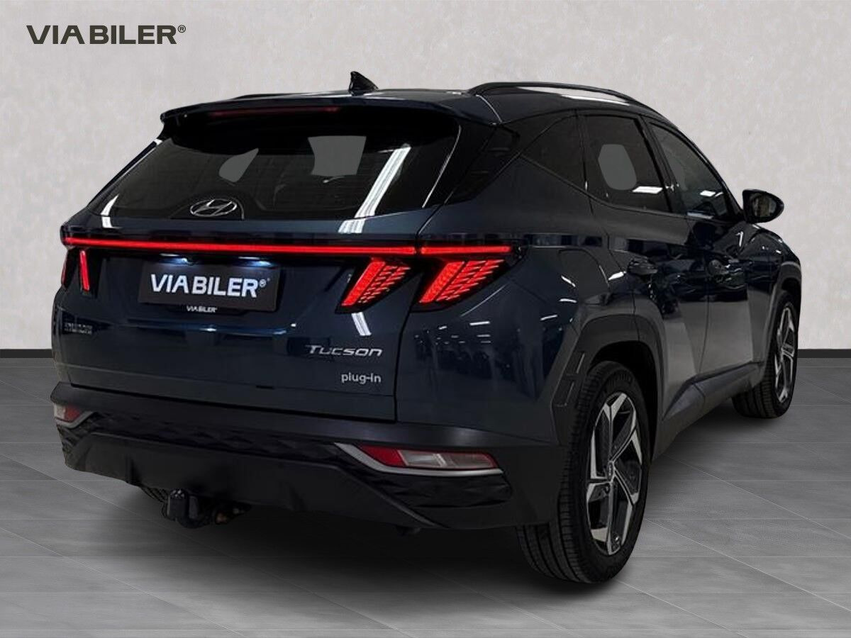 Blå Hyundai Tucson fra 2021