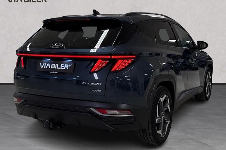 Blå Hyundai Tucson fra 2021