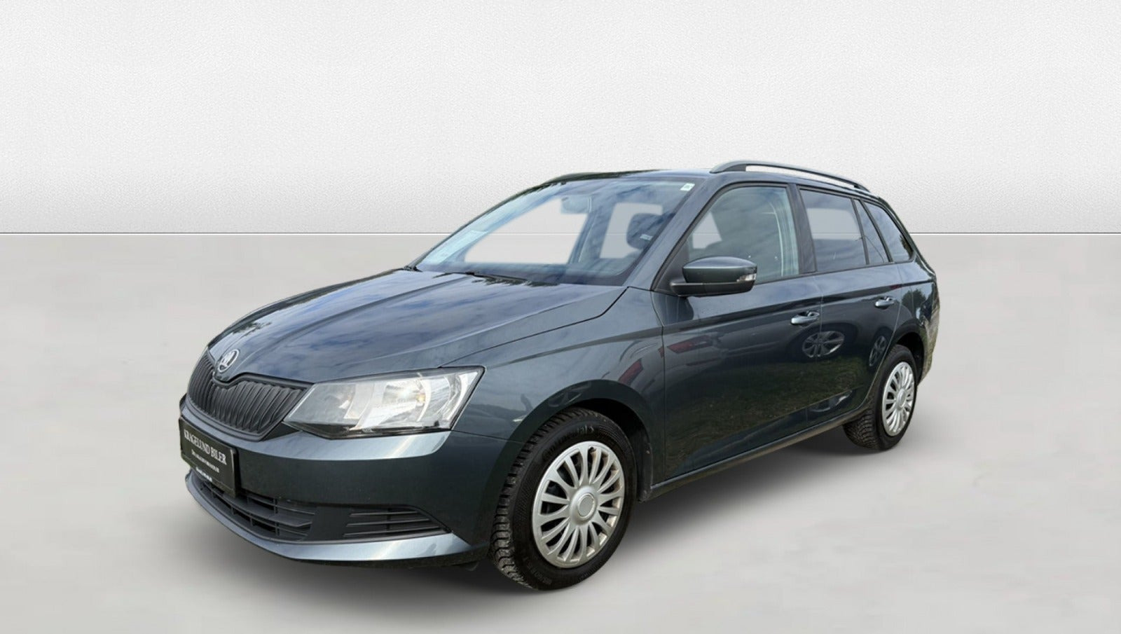 Grøn Skoda Fabia fra 2017