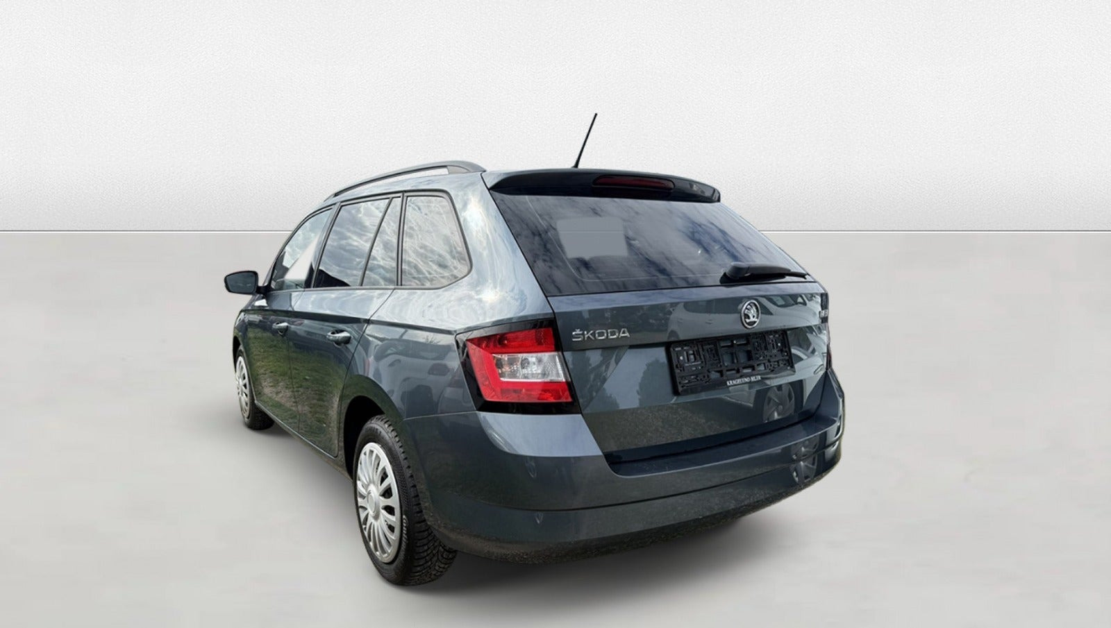 Grøn Skoda Fabia fra 2017