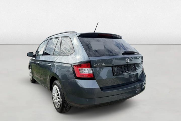 Grøn Skoda Fabia fra 2017