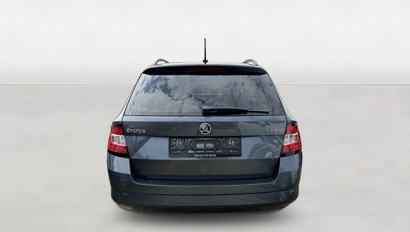 Grøn Skoda Fabia fra 2017